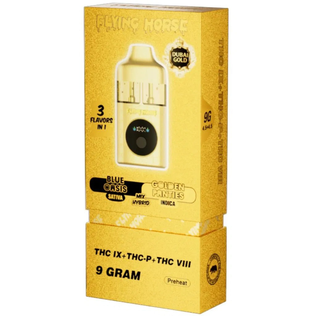 Flying Horse Dubai Gold Edition Disposable 9g Blue Oasis S Golden Panties