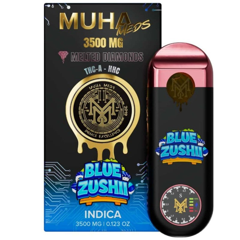 blue zushii muha meds melted diamond single 3.5g
