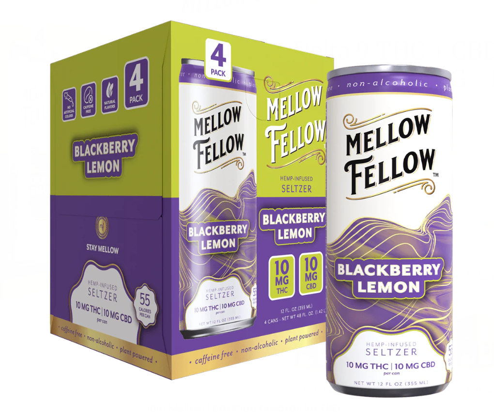 delta 9 thc cbd seltzer beverage 20mg blackberry lemon