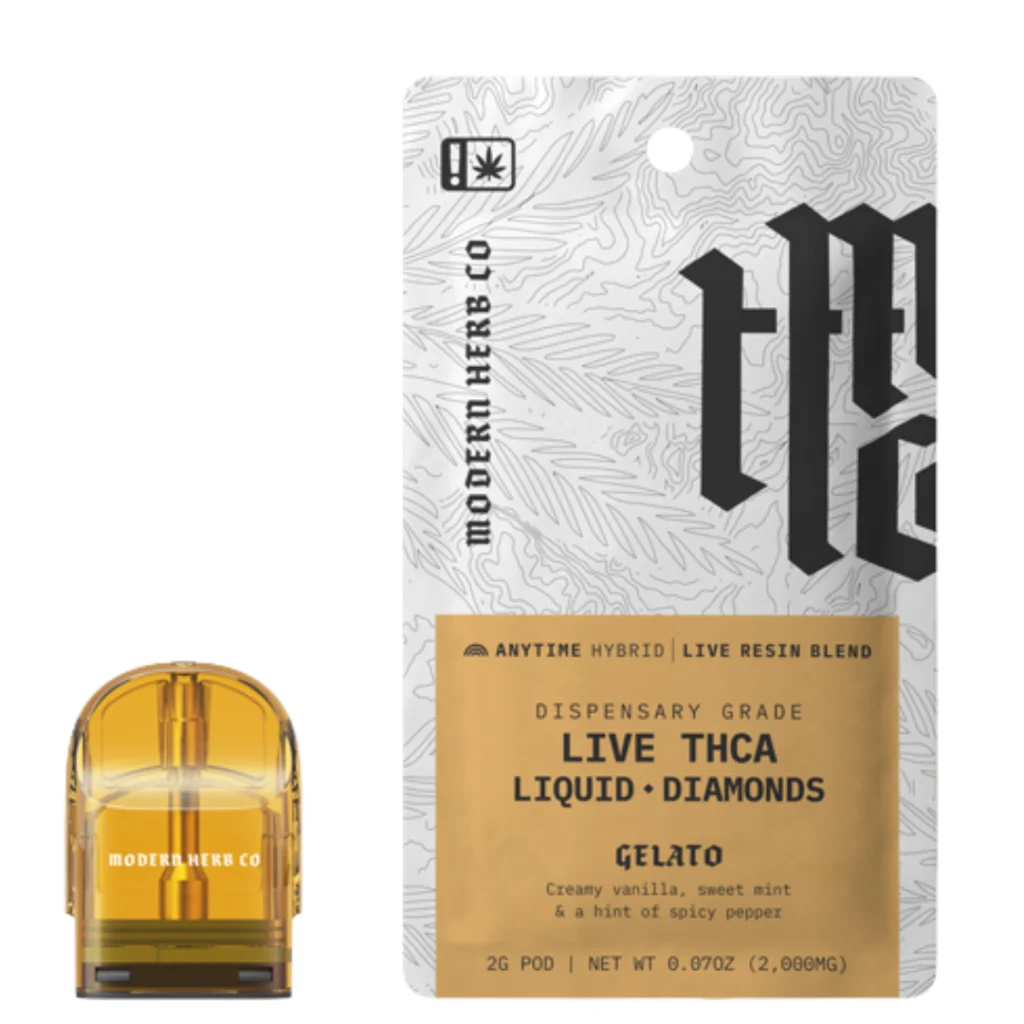 modern herb co live thca liquid diamonds pod refill 2g