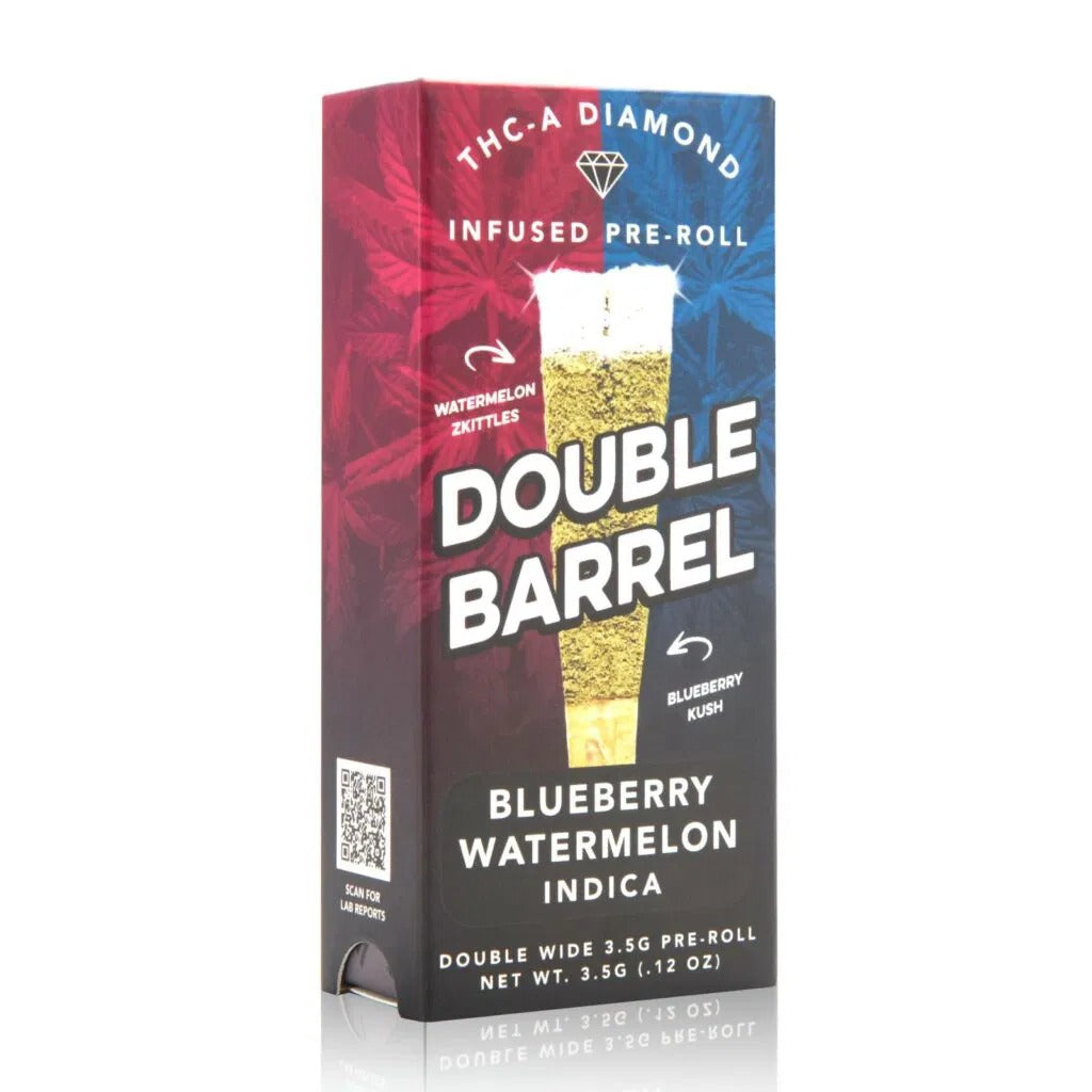 uplift double barrel thca preroll 3g blueberry watermelon