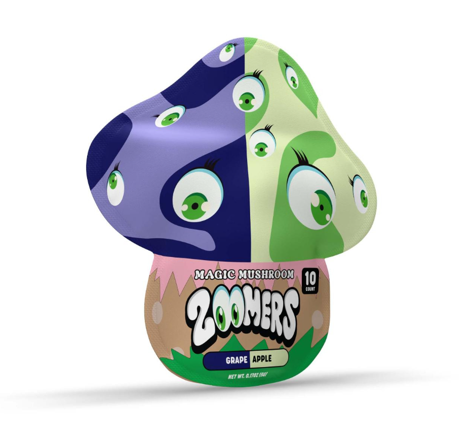 zoomers duo magic mushroom gummies
